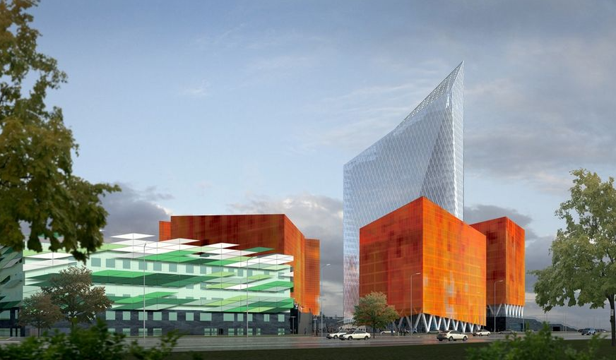 здание газпром центра